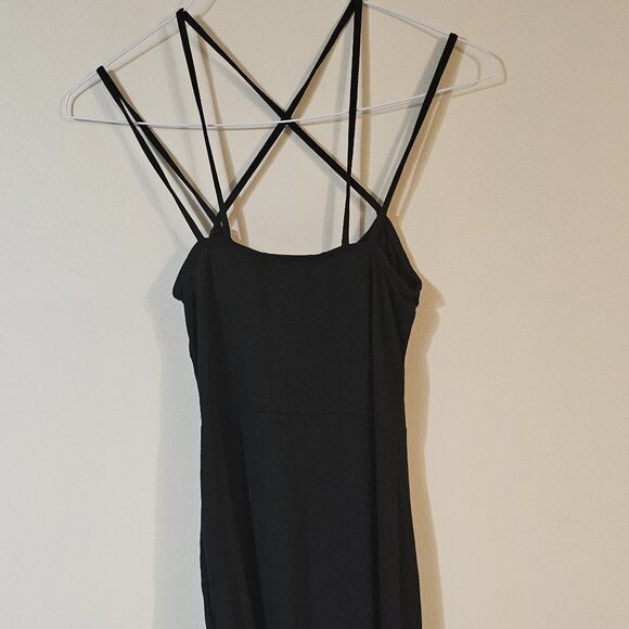 Missguided Asymmetrical Hem Double Strap Dress - Size 8 - Picture 5 of 11